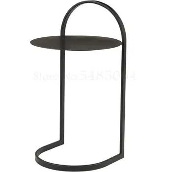 

Nordic Light Luxury Small Table Bedside Table Modern Minimalist Ins Small Coffee Table Iron Balcony Removable Sofa