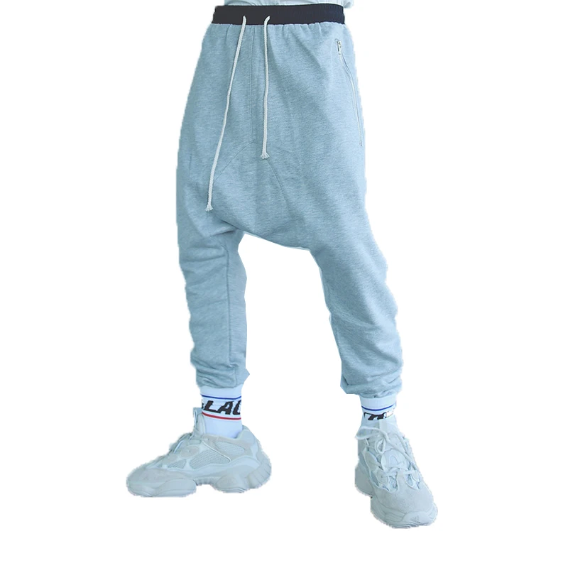 Brand Men Cross Pants Hip Hop Harem Joggers Pants 2020 Male Low