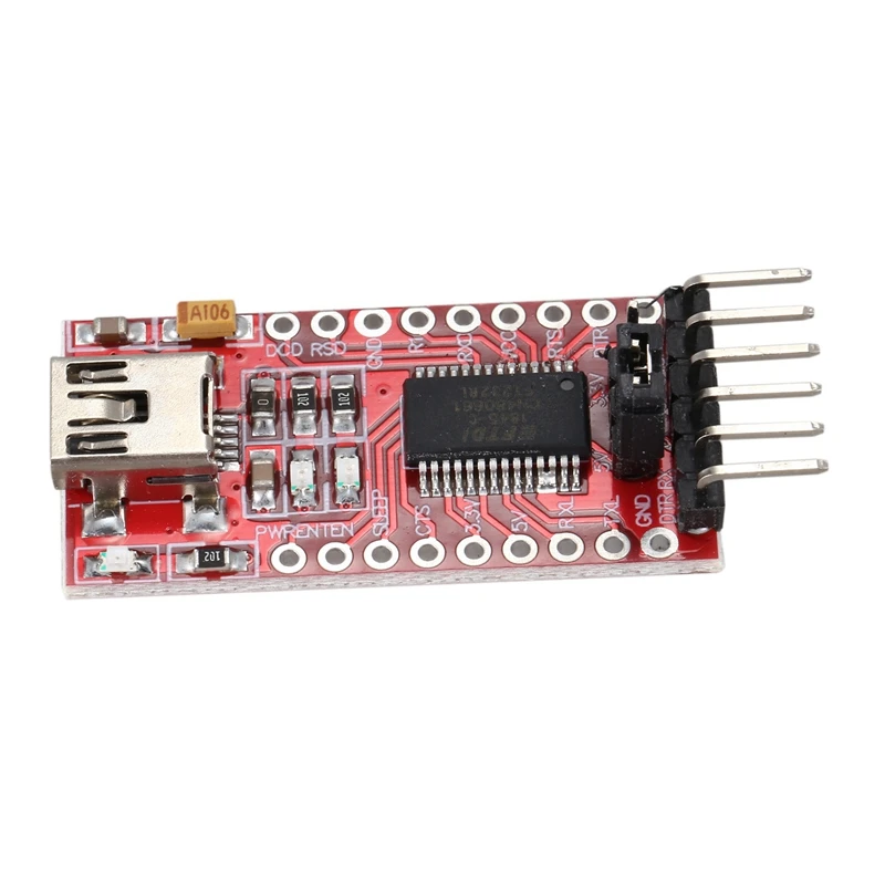 FT232RL FTDI USB 3 V 5V к TTL Серийный адаптер модуль для Arduino Mini Port|Платы управления