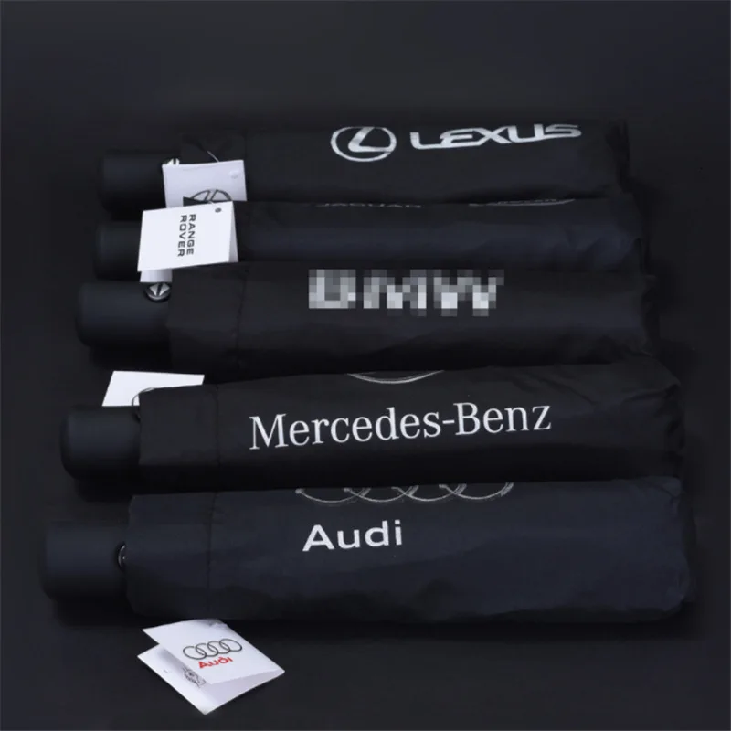 2019New umbrellaBenz Land Automobile Three Fracture Fully Automatic Umbrella 4s Shop Logo Gift Umbrella