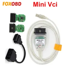 V13.00.022 для toyota MINI VCI интерфейс подходит для TOYOTA TIS Techstream J2534 OBD2 OBD диагностический соединительный кабель 22PIN до 16PIN