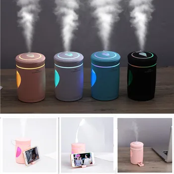 

Small USB Lamp Mini LED Night Lighting USB Humidifier Water Bottle Caps Shape 7Color Night Light for Home Office Diffuser
