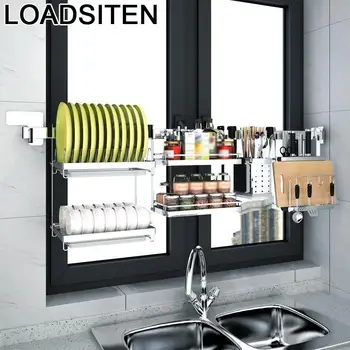 

Organization Dish Organizadores De Pantry And Storage Stainless Steel Cuisine Mutfak Cocina Organizador Rack Kitchen Organizer