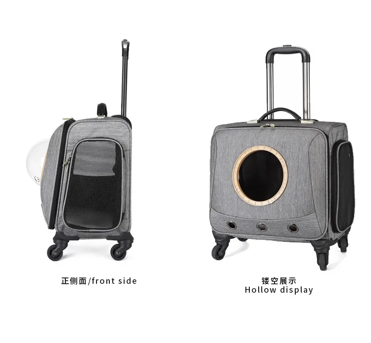 CARRYLOVE стильный и дышащий маленький pet путешествия Оксфорд прокатки багаж Спиннер брендовый Дорожный чемодан