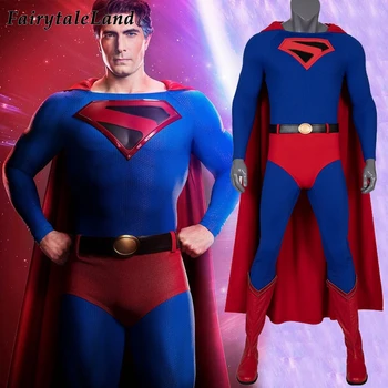 

Superman Returns again 2020 Cosplay Costume Carnival Halloween Outfit Superman Costume Superhero Clark Kent Jumpsuit Boots