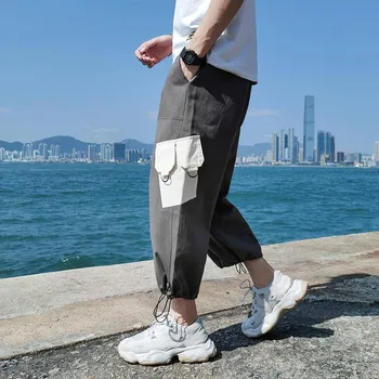 

Fashion Hip Hip Pants Vintage Patchwork Corduroy Cargo Harem Pant Streetwear Harajuku Jogger Sweatpant Autumn Trousers Male