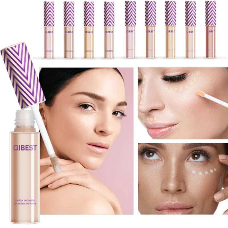 

Concealer Waterproof Make Up Long Lasting Face Contouring Pore Acne Full Cover Liquid Concealer Makeup Beauty Cosmetics TSLM1