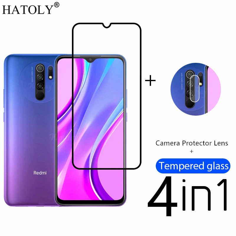 4в1 Защитное стекло для Redmi Note 9T закаленное 8T 9S 9 Защита экрана камеры пленка