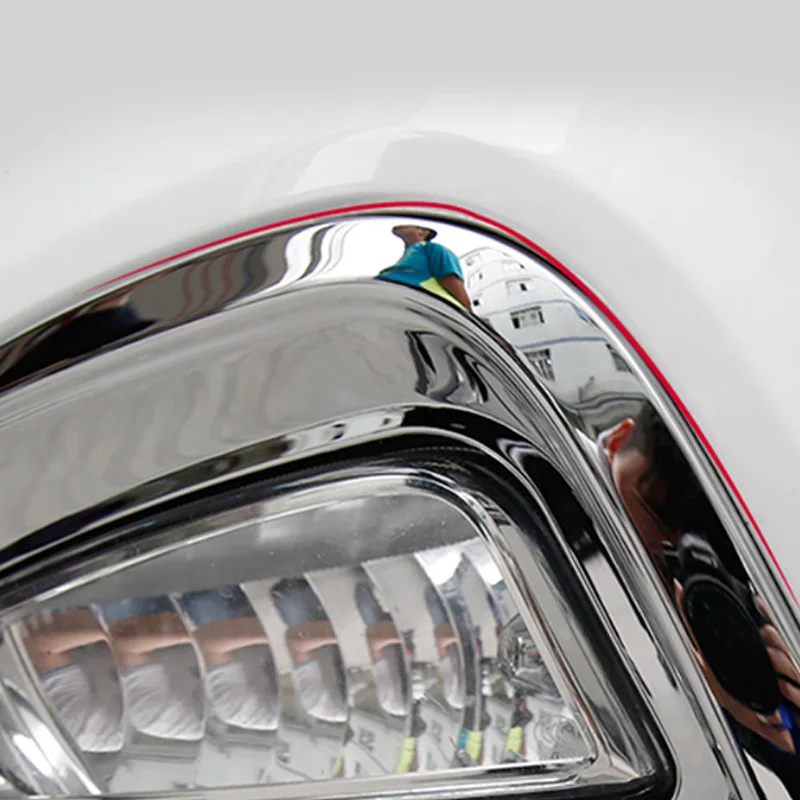 Для hyundai Tucson IX35 внешний ABS хромированный передний светильник, крышка для лампы, автомобильные аксессуары