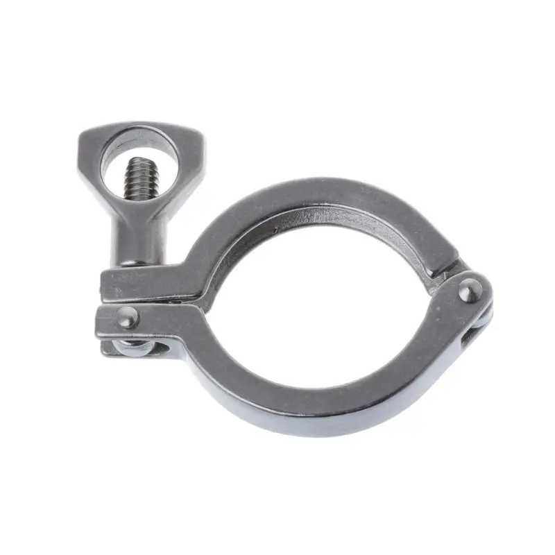 

1.5''Stainless Steel Single Pin Heavy Duty Tri Clamp with Wing Nut Ferrule TC