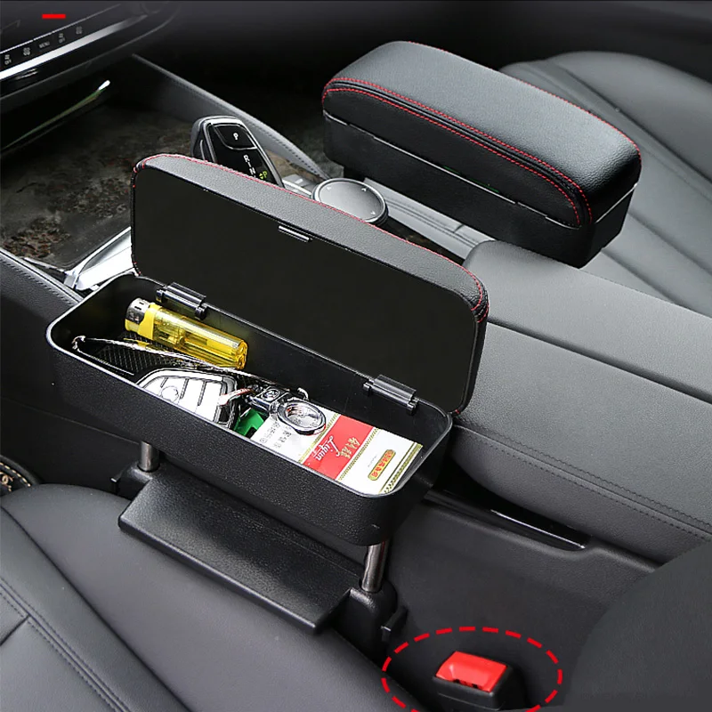 

Car Armrest Box Adjustable Pad Center Console Suppor Refit Car Central Lift Armres Storage Organizer Box Auto Accessories