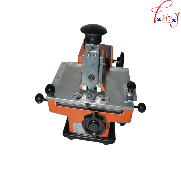 YK-A01 Semi-Automatic Manual Marking Machine Aluminum Labeling Coding Machine Eq