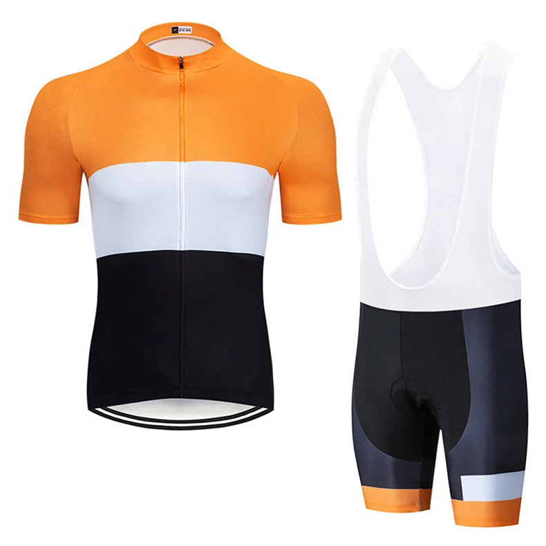 2021 Summer New Short-Sleeved Cycling Jersey Suit Bicycle Clothing Short Suspender Suit MTB Bike Cycling Sportswear XA87TQ