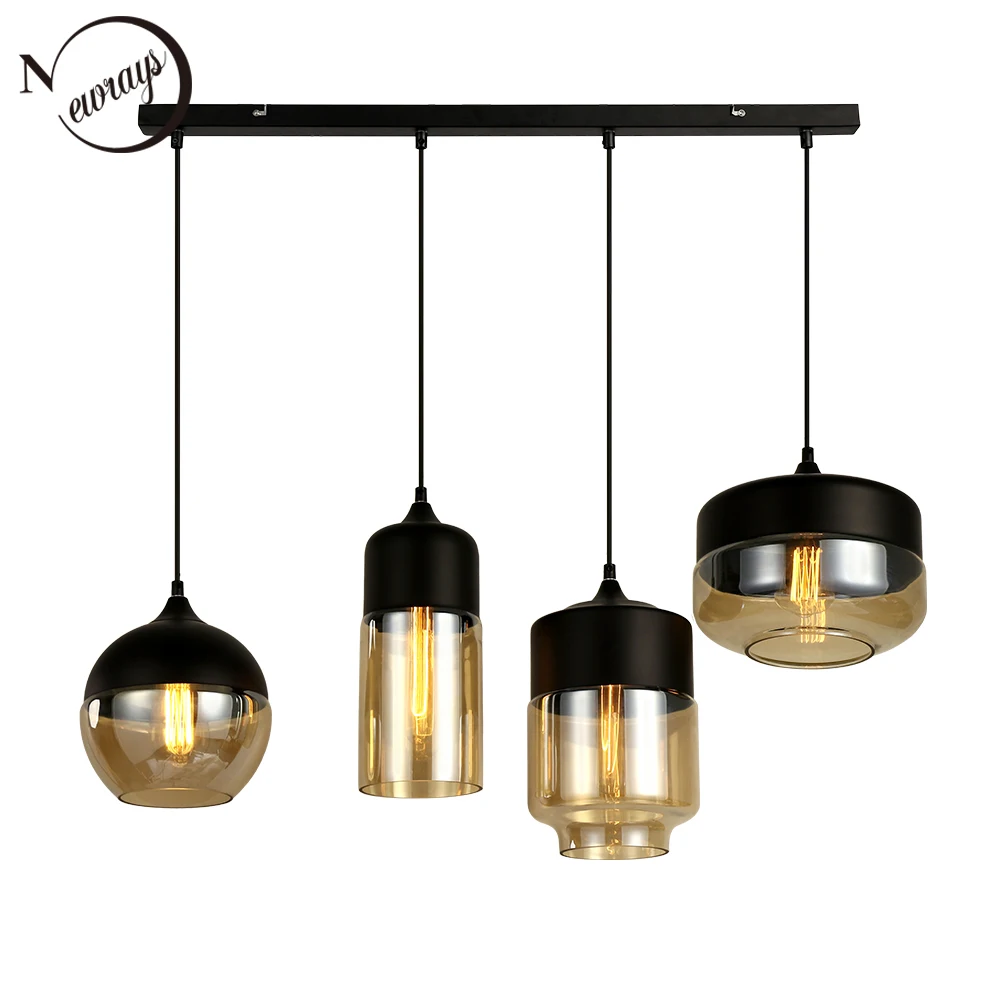 Modern combination creative 3 E27LED indoor lighting hanging lamps