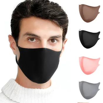 

38# Men Women Washable Reusable Safety Masks Sport Outdoor Windbreak Seamless Outdoor Riding Quick-drying Dustproof Keep Mask