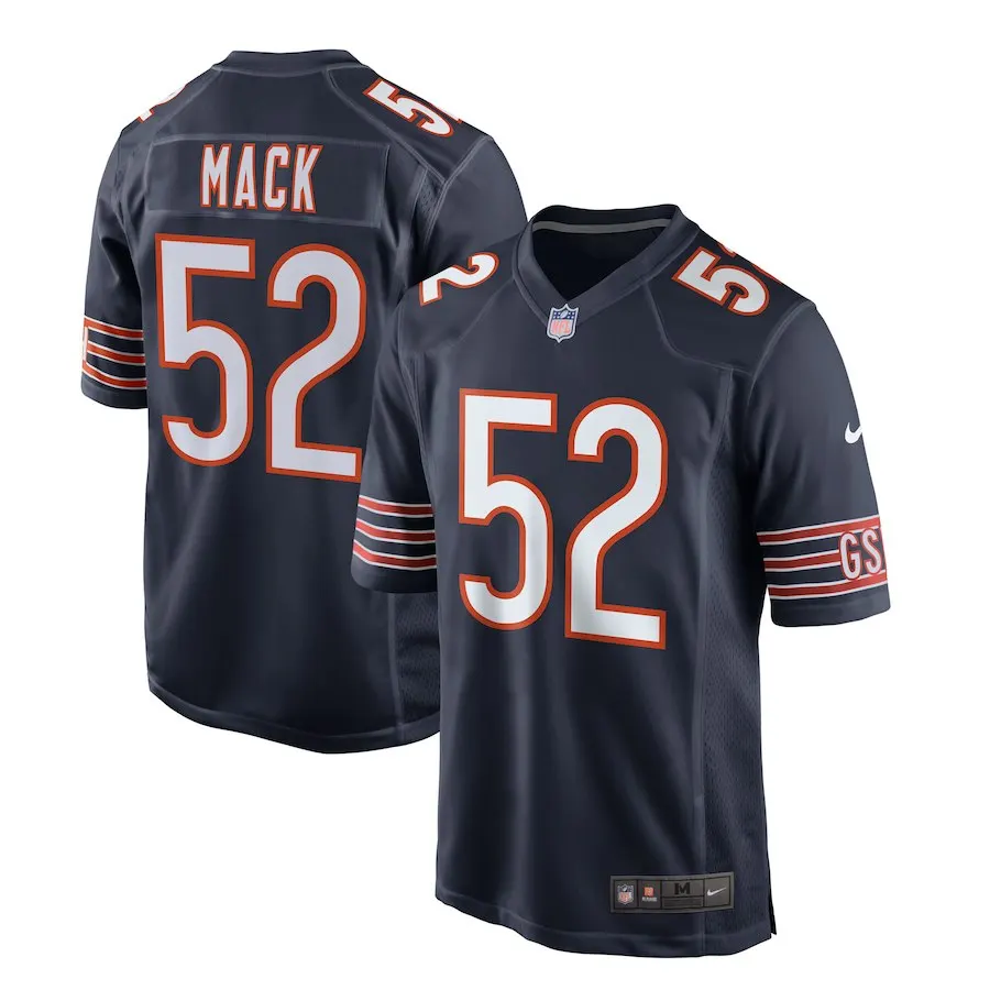 Женская футболка Chicago высокого качества bears Khalil Mack camo - Цвет: Men