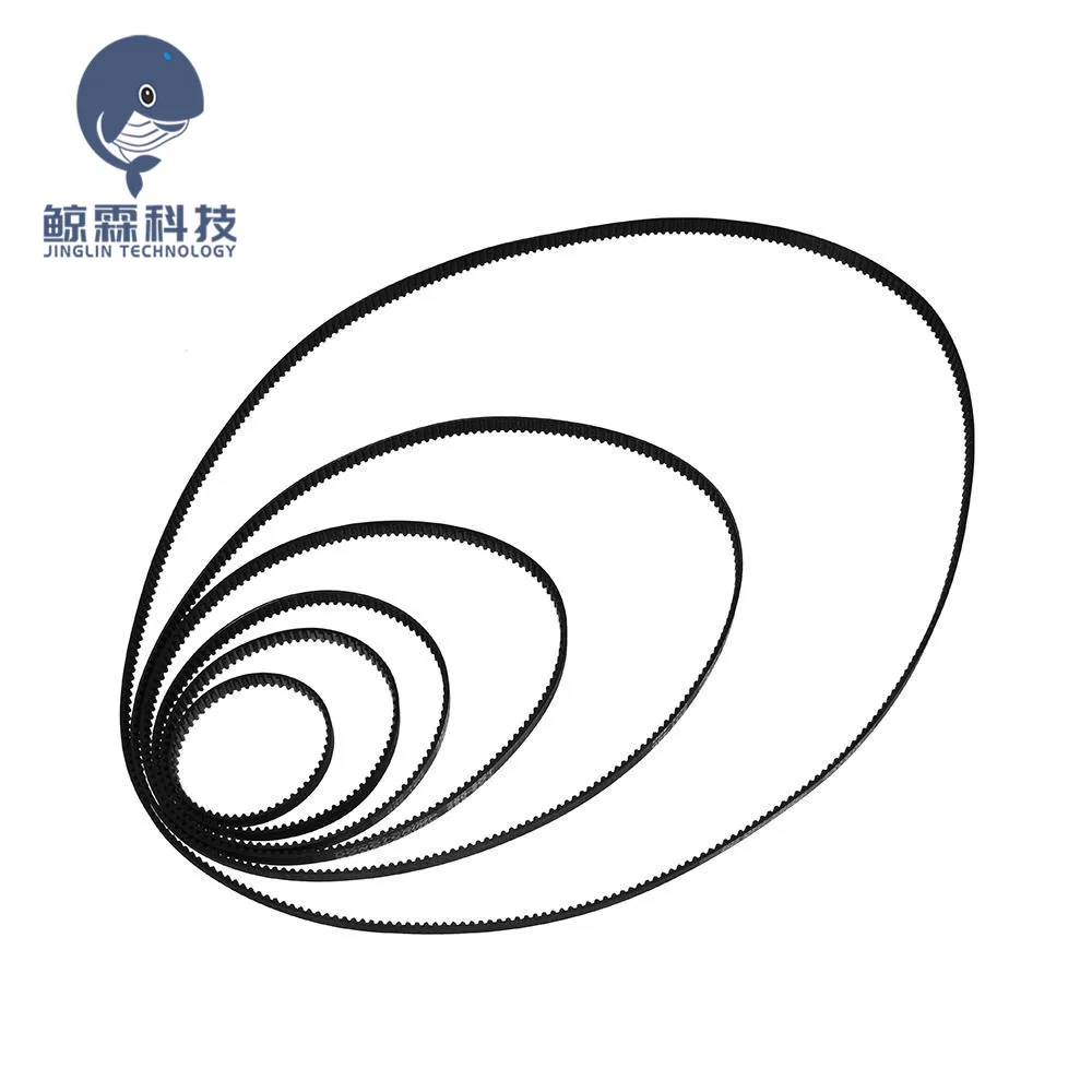 

3D Printers Parts GT2 Closed Loop Timing Belt Rubber 2GT 6mm 110 160 200 280 400 610 852 1220 mm Synchronous Belts Part