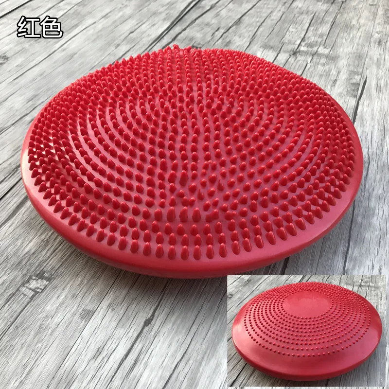 cushion and inflator Балансирующая подушка для сидения, Массажная подушка для йоги, дисковая, для восстания, для йоги, Балансирующий мяч, для ног, подушка для восстановления ног, воздушные подушки, османский воздушный насос - Цвет: cushion and inflator