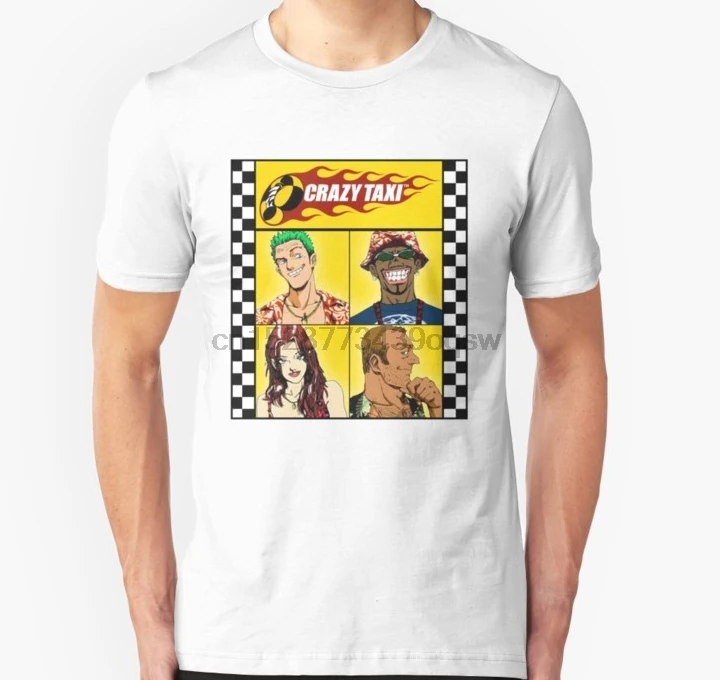 Мужская футболка Crazy Taxi унисекс с принтом Футболки|Футболки| |