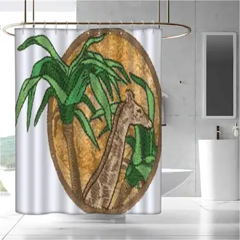 

3D Printed Shower Curtain Hotel Quality, Machine Washable