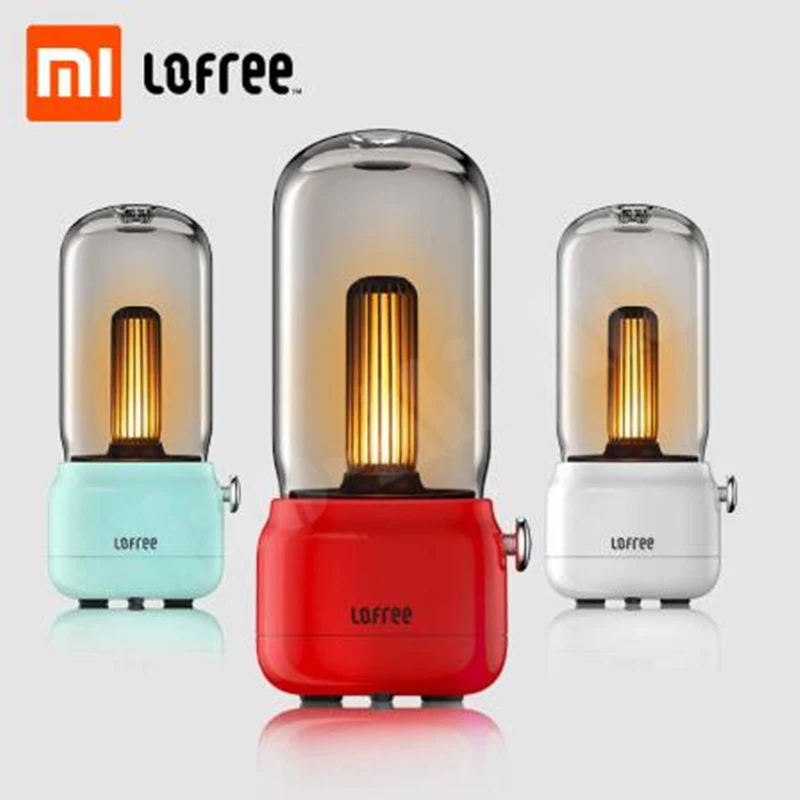 Xiaomi Youpin Lofree Candly Ретро светильник ночник Usb зарядка подставка Регулируемая яркость 1800k светодиодный светильник в форме свечи