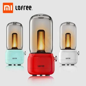 

New Xiaomi Youpin Lofree Candly Retro Light Night light Usb Charging Stand Adjustable Brightness 1800k Led Light Candle Light