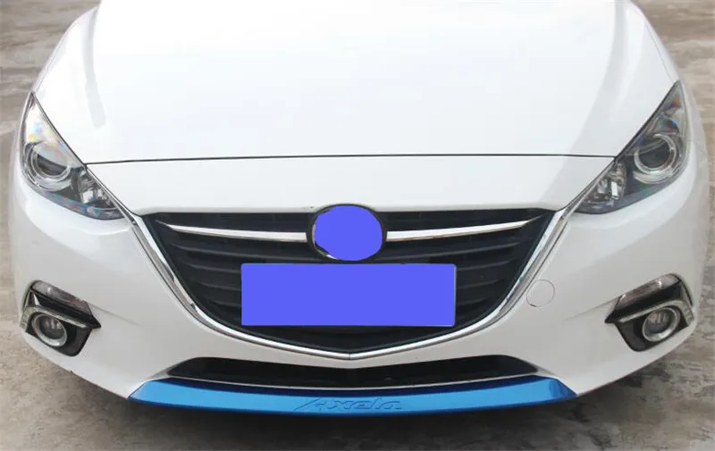 CEYUSOT для новой mazda 3 накладка переднего бампера Мазда 3 м3 декоративная решетка бампера Накладка полосы аксессуары