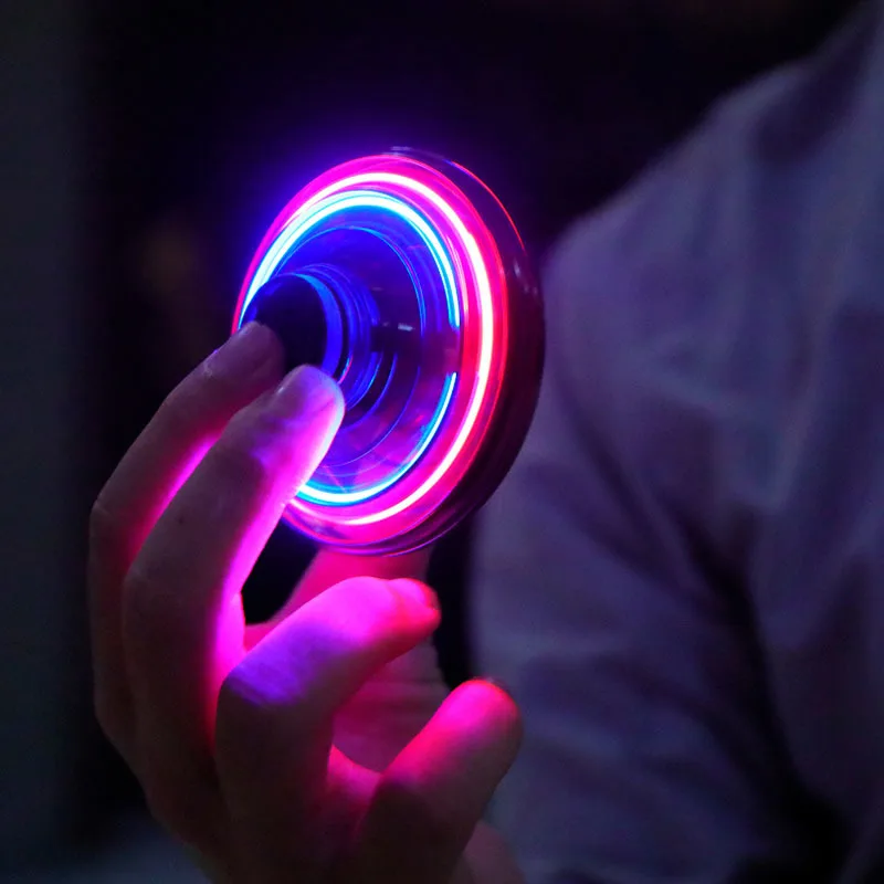 Flynova Automatic Flight Gyro Athletic Game Toy Mini Flying Gyro Rotator LED Induction Aircraft Finger Decompression 3