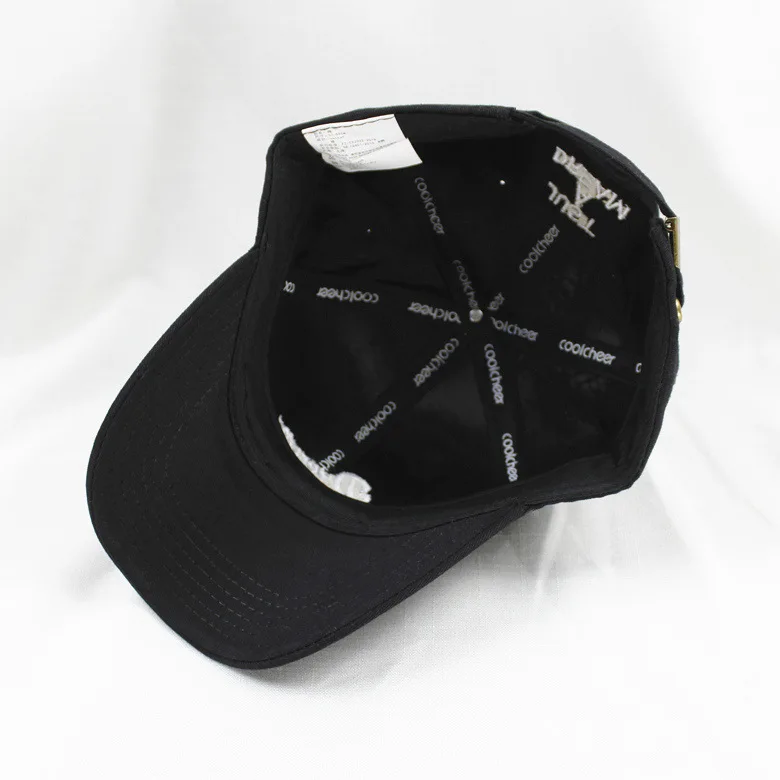 New Style Korean-style Lettered Embroidered Baseball Cap Unisex Fashion Street Versatile Casual Curved Brim Hat Spring And Autum