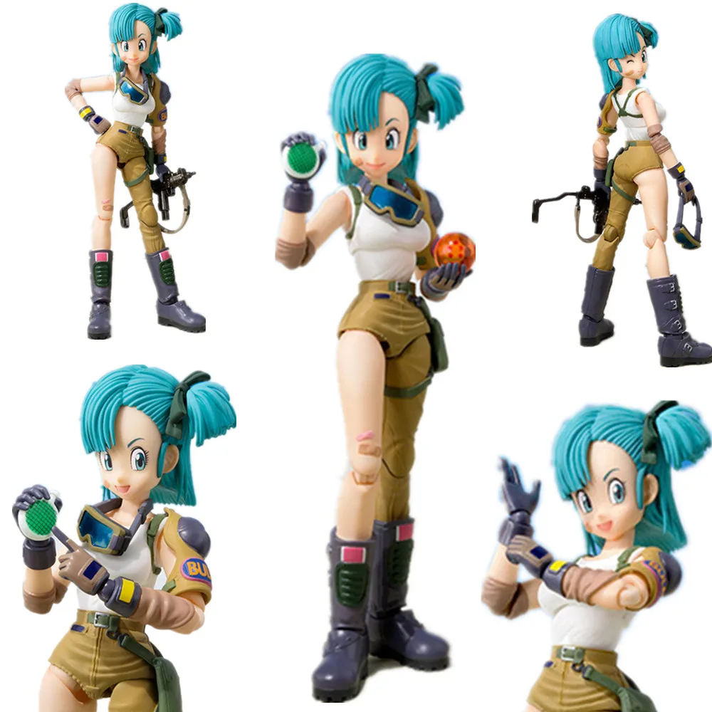 Dragon Ball Z Bulma ПВХ Фигурки 130 мм подвижным из мультфильма Жемчуг дракона супер аниме