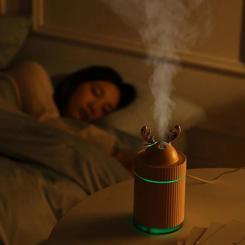 Essential Oil Diffuser & Cool Mist Air Humidifier 260ml Aromatherapy Diffuser For Car Bedroom Living Room Office Baby Room Yoga