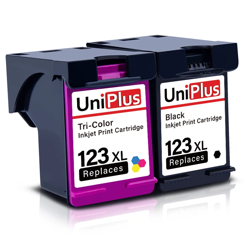 Чернильный картридж UniPlus 123XL совместимый с HP 123 XL hp DeskJet 2138 2620 2621 2622 2623 2624 Officejet 2625 3830