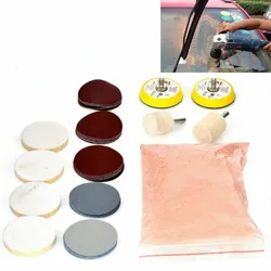 Dissolvant portable de rayures pour rétroviseur, 34 pièces/ensemble, pour le nettoyage des vitres de pare brise 