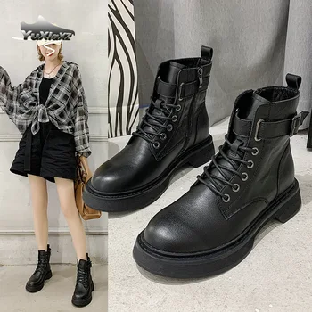 

Autumn winter women shoes leather Martin boots safety shoes cow suede women's boots casual boots Winter sneakers for women 9931
