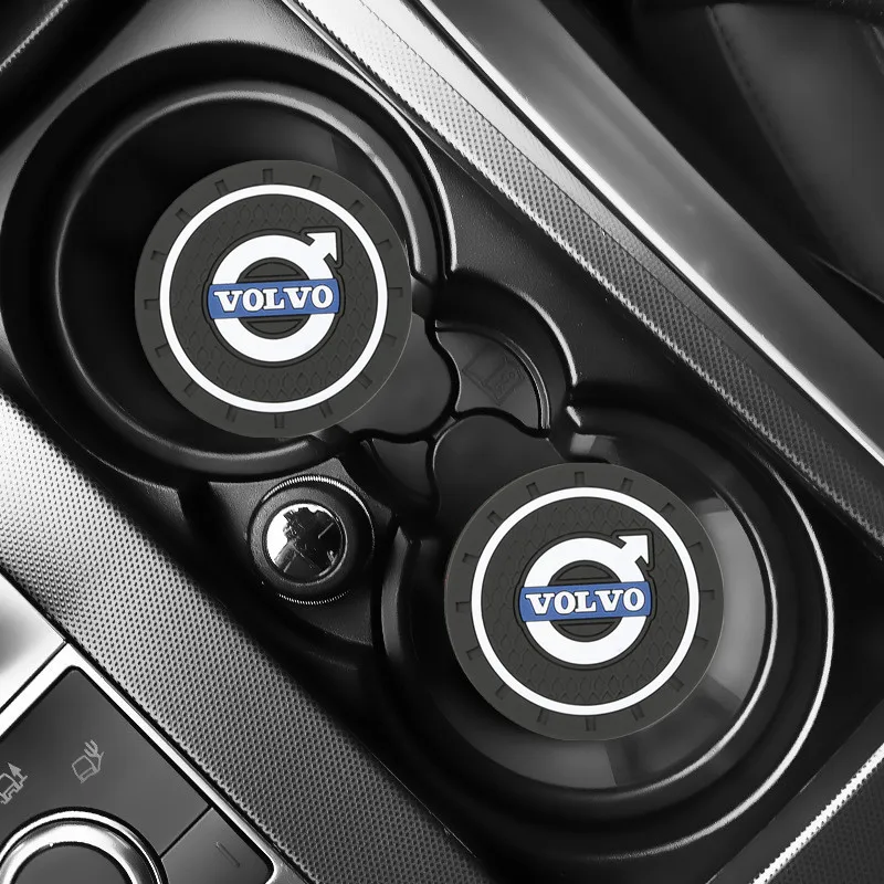 

1PCS Car Water Cup Bottle Holder Anti-slip Pad Mat Silica Gel for Volvo XC60 XC70 XC90 S40 S60 S80 V50 V70 V80 Car Styling