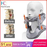 Electric Infrared Heating Neck Cervical Traction Collar Spine Support Hot Compression Tractor Stretching Brace 1