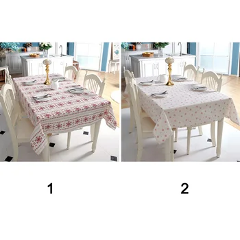 

Table Cloth Cover Red Snowflakes Pattern Decoration For Christmas Party Home Banquet can CSV