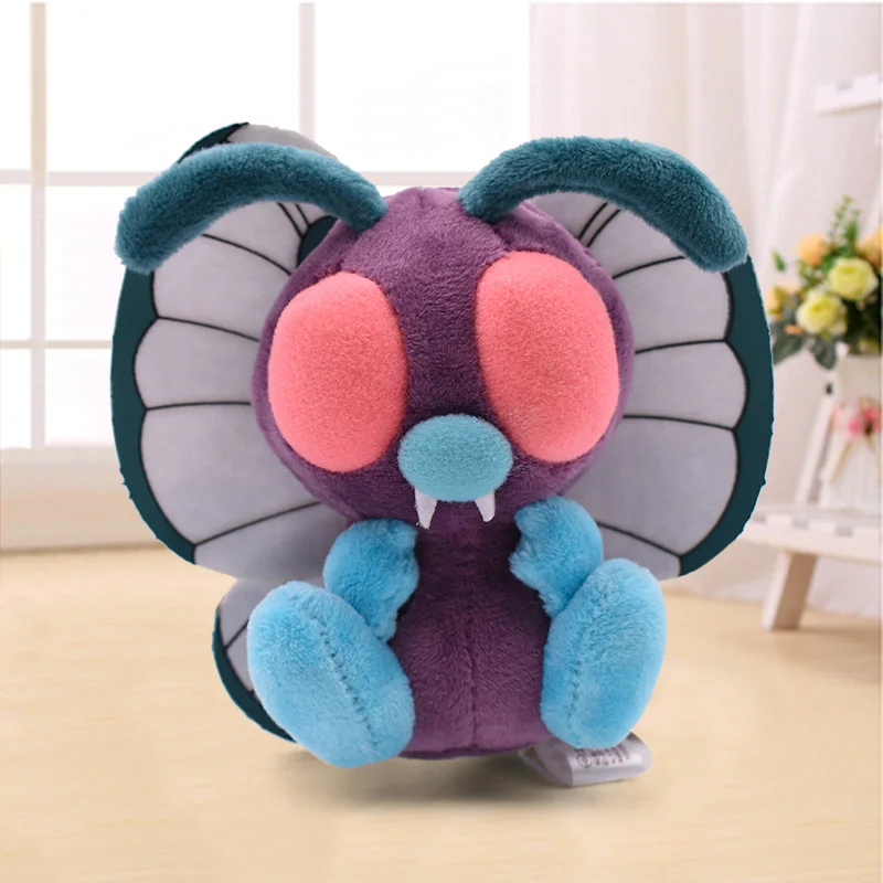 

5" 13cm Butterfree Soft Plush Toys Hi-Q Anime Cartoon Stuffed Animal Plush Doll For Children Christmas Best Gift Retail