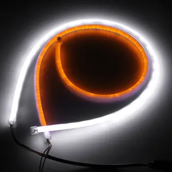 

2x 60cm Car Sequential Headlight LED Strip Lights DRL Dynamic Turn Signal Vibration Resistant