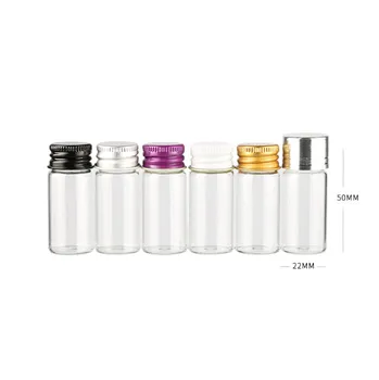 

10ml Transparent Empty Aluminum Screw Cap Refillable Cosmetic Bottle Travel Portable Lotion Cream Plastic Bottle