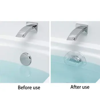 

Bottomless Bath Overflow Drain Cover Adds Water to Tub for Bath Deep Water Bath B0KC