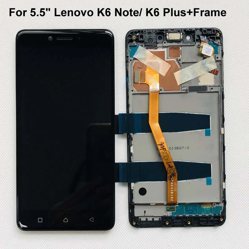 Оригинальный тест 5 дюйма новый для Lenovo Vibe K6 Plus K53b36 K53b37 Note Полный ЖК дисплей +