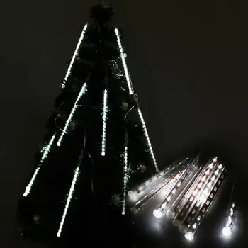 

Romantic Dreamlike Meteor Shower White 30CM 8Tubes 144LED Xmas Tree Light Party