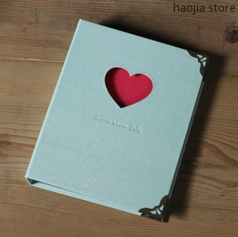 Альбом для эскизов на годовщину свадьбы | love will never fail, белый/коричневый/синий 3 кольца Биндер в твердом переплете скрапбук