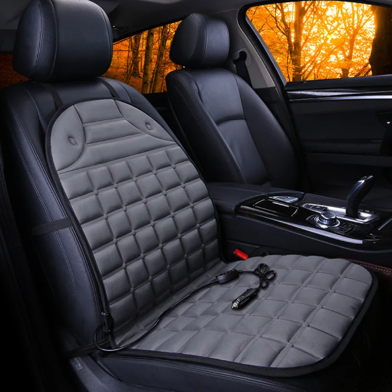 2PCS 12V Car Heated Seat Cushion Cover Heating Electric Car Seat Cushion Hot Keep Warm Universal Car Seat Cover in Winter large cushions