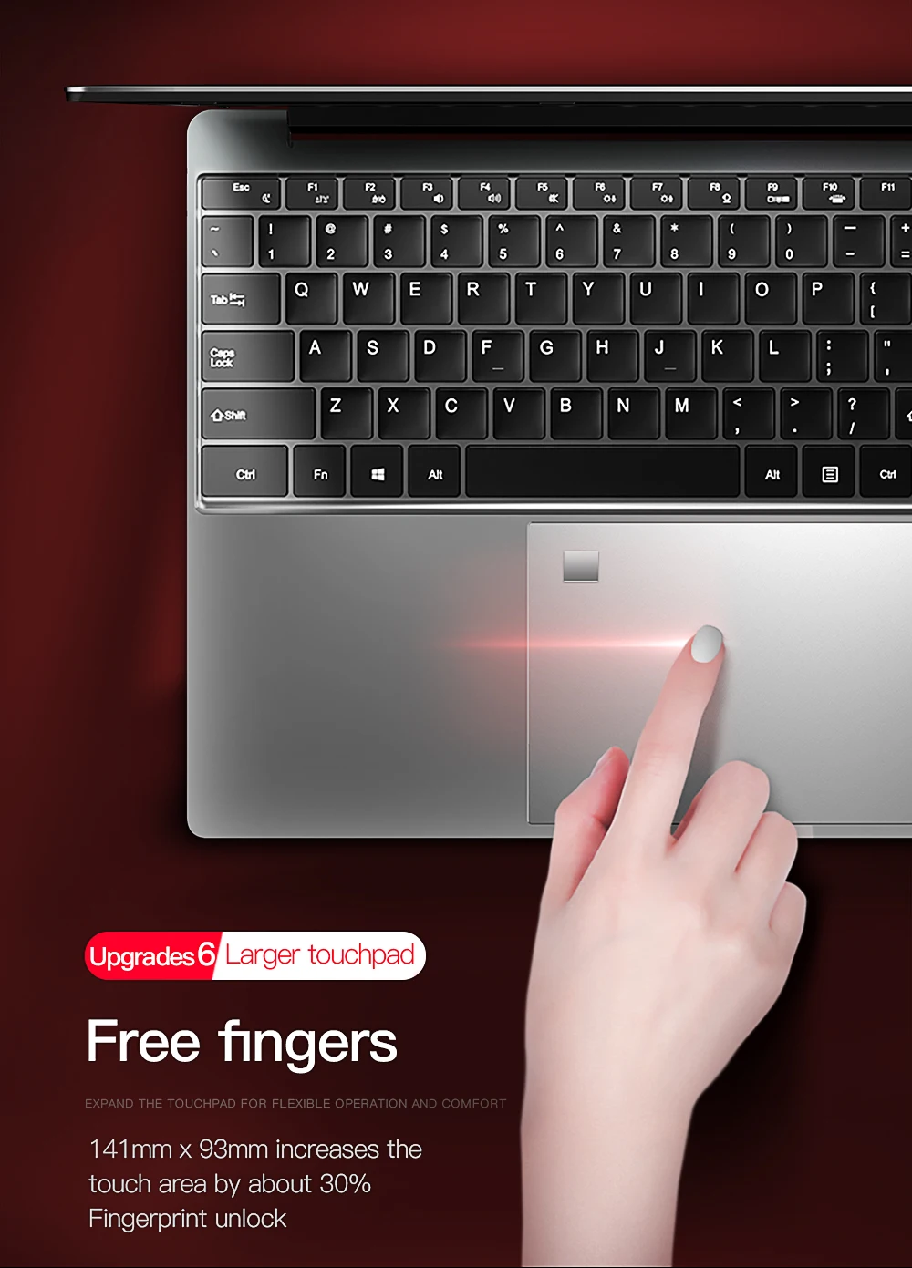 US $407.69 Dere R9 PRO 156inch 8GB 256GB Intel Pentium 3825U Computer Laptop Fingerprint Recognition Backlit Notebook 1920x1080 Ultrabook