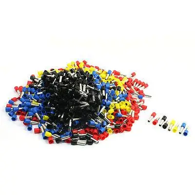 

10 AWG Cable Mixed Color Cord End Pre Insulate Ferrules Terminals E6012 760Pcs
