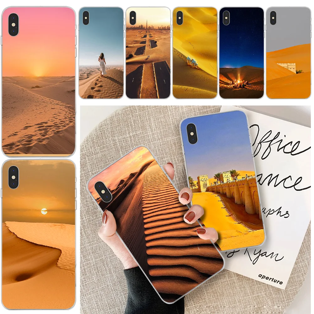 Мягкий чехол Viviana Dubai Desert для iphone 6 6s plus 7 8 X XS XR MAX 11 pro Pro Max | Мобильные телефоны и
