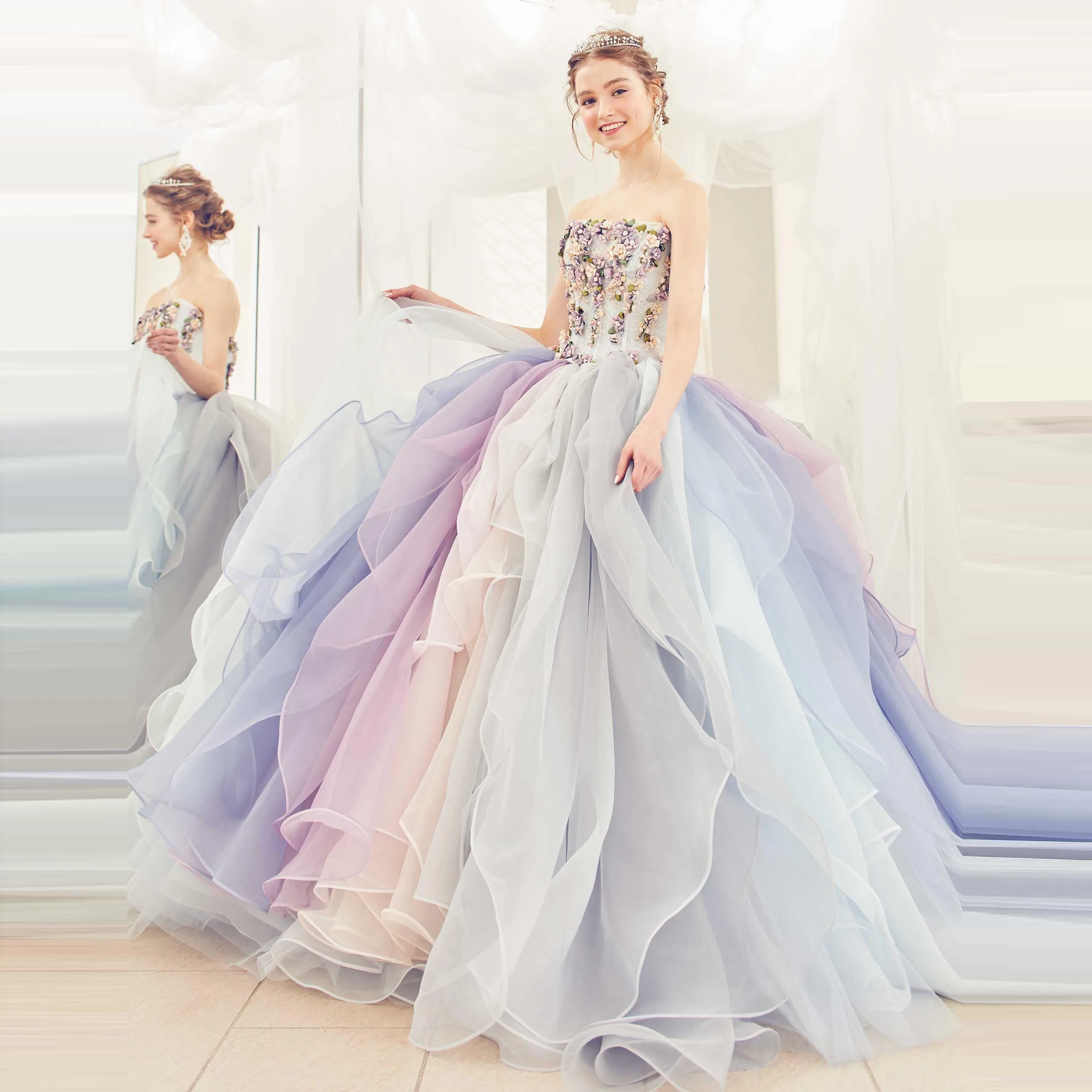 Rainbow Wedding Dress — free download
