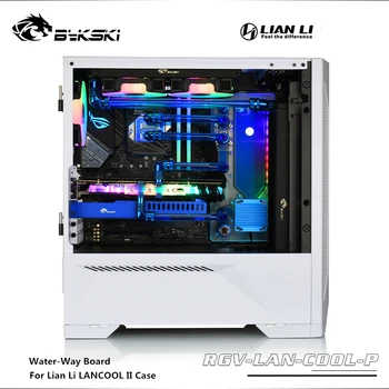 

Bykski Distro plate For Lian Li LANCOOL IIDynamic Chassis, Waterway Board Deflector Water Cooling 12V/5V MB SYNC RGV-LAN-COOL-P